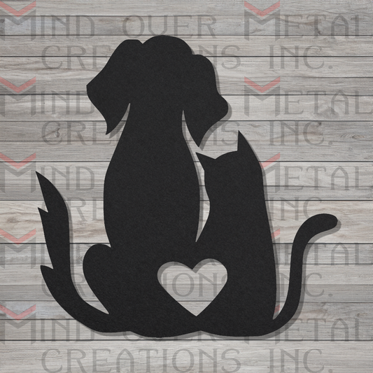 Dog Cat Heart